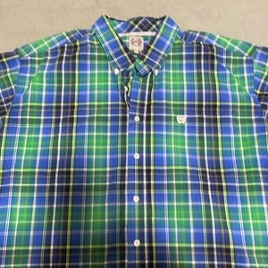 Cinch short sleeve button up